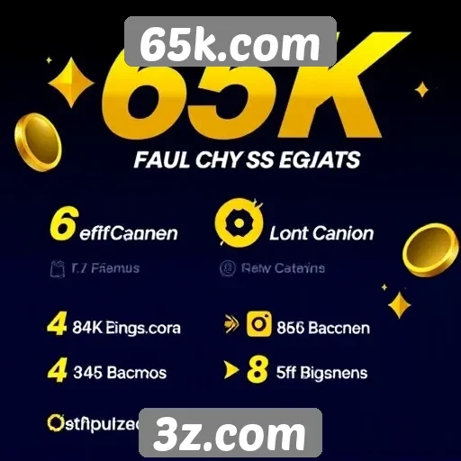 Promoções e bônus oferecidos pelo 65k.com