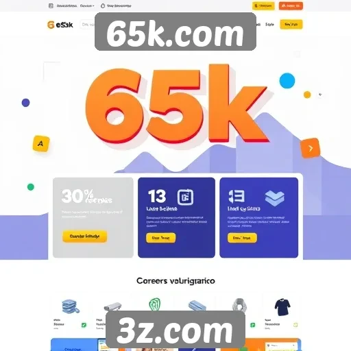 Experiência do usuário em 65k.com e suas funcionalidades